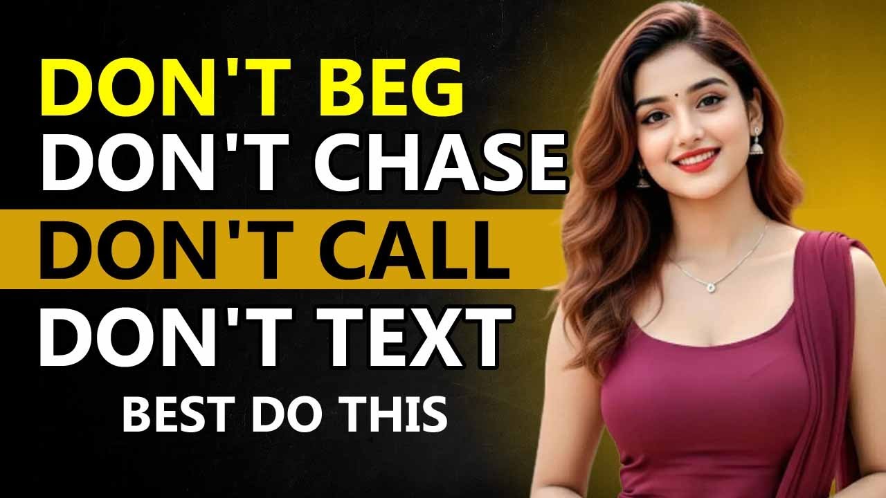 MUST WATCH - 5 Psychological Tricks to Make Any Woman Miss You - Stoicism