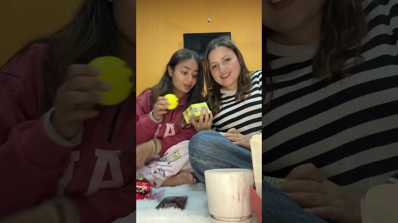 Color game exchange  with sister sister 