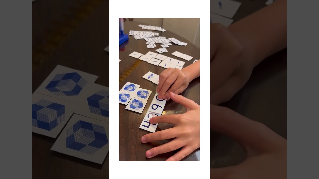 Teaching place value with Right Start number sense cards #mathtutoring #elementarymath