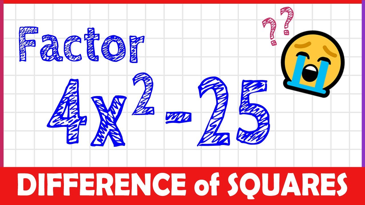 Difference of Squares (2-MINUTE MATH!)