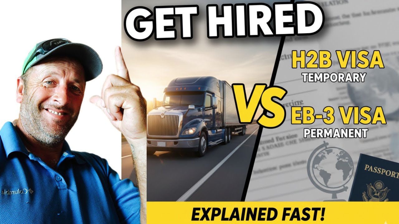 Получите работу водителя в Америке: краткое объяснение различий между визами H2B и EB-3