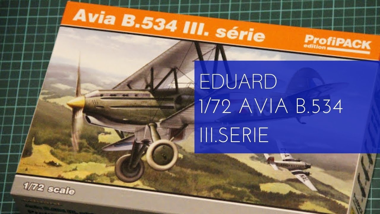 Eduard 1/72 Avia B.534 III.serie Profipack (70101) Review
