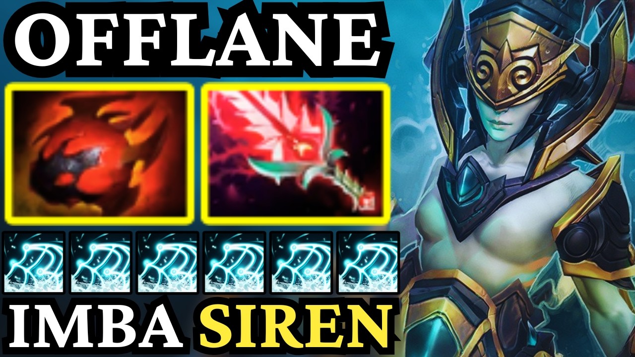 🔥 Offlane Naga Siren Is AN ABSOLUTE MONSTER! 100% Map Control 🔥 Dota 2 Offlane