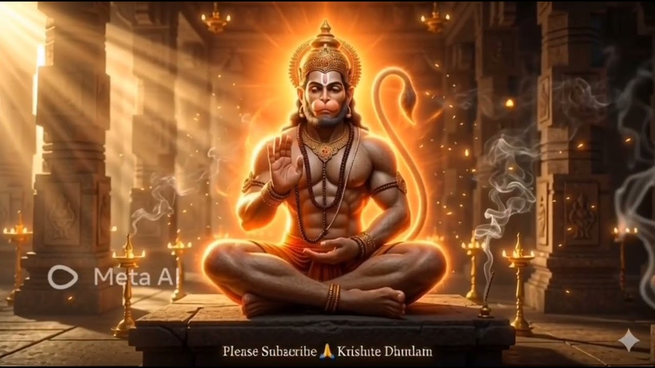 Om Sri Hanumate Namah MANTRAM #bhakti 