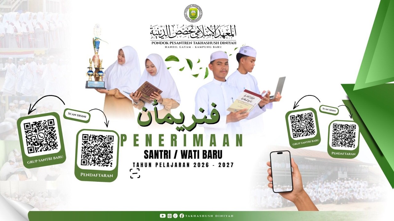 Profil Singkat Pondok Pesantren Takhashush Diniyah Tahun 2026