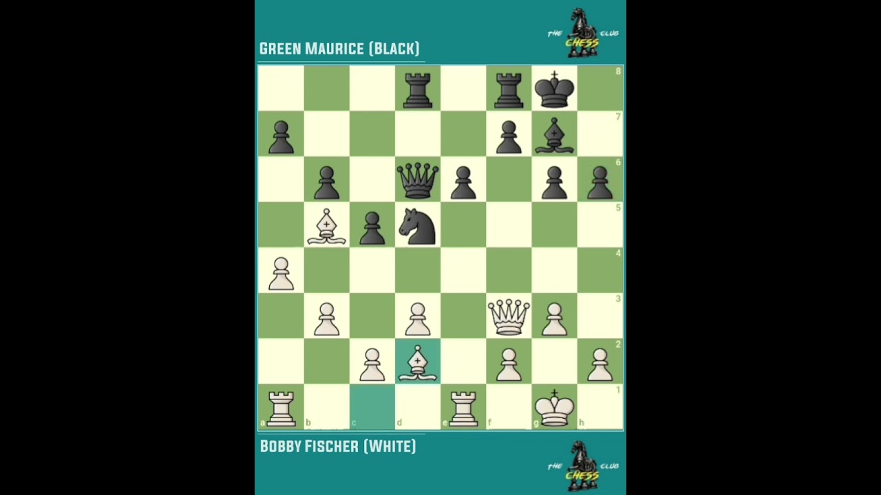 Bobby Fischer vs Green Maurice ◉ It Chess Open | New Jersey - USA, 1957.