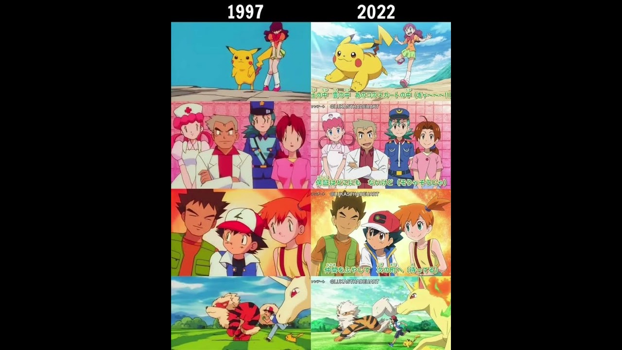 pokemon since 1997-2022