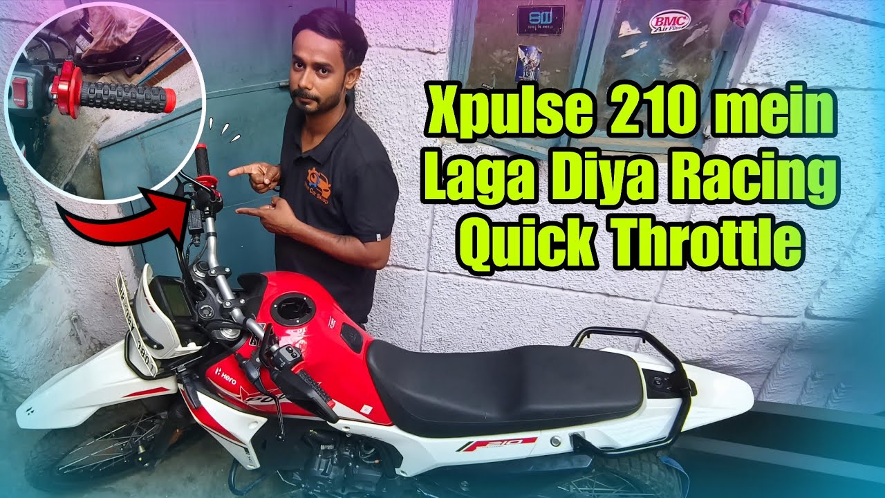 Hero Xpulse 210 Mein laga diya Quick Throttle || Ye Quick Throttle sari  bike Mein lag jaega 😱