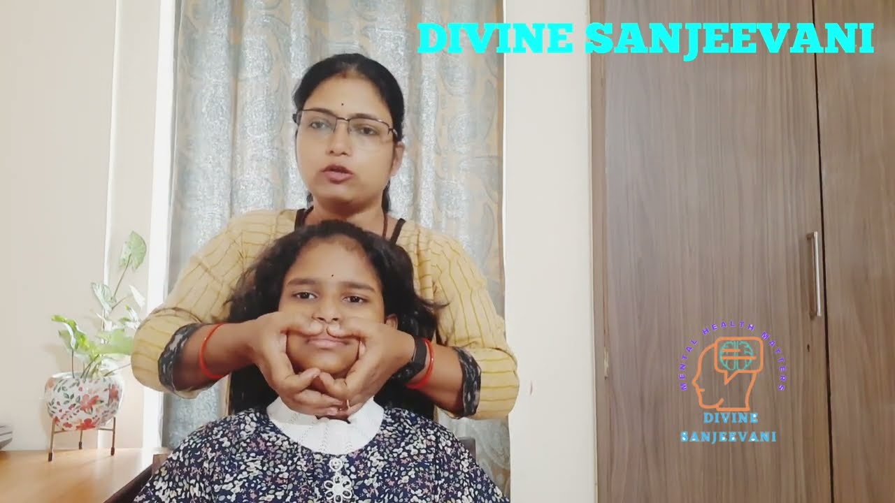 OROMOTOR MASSAGE FOR CHEWING, DROOLING & CLEAR SPEECH #autism #speech therapy #divine sanjeevani