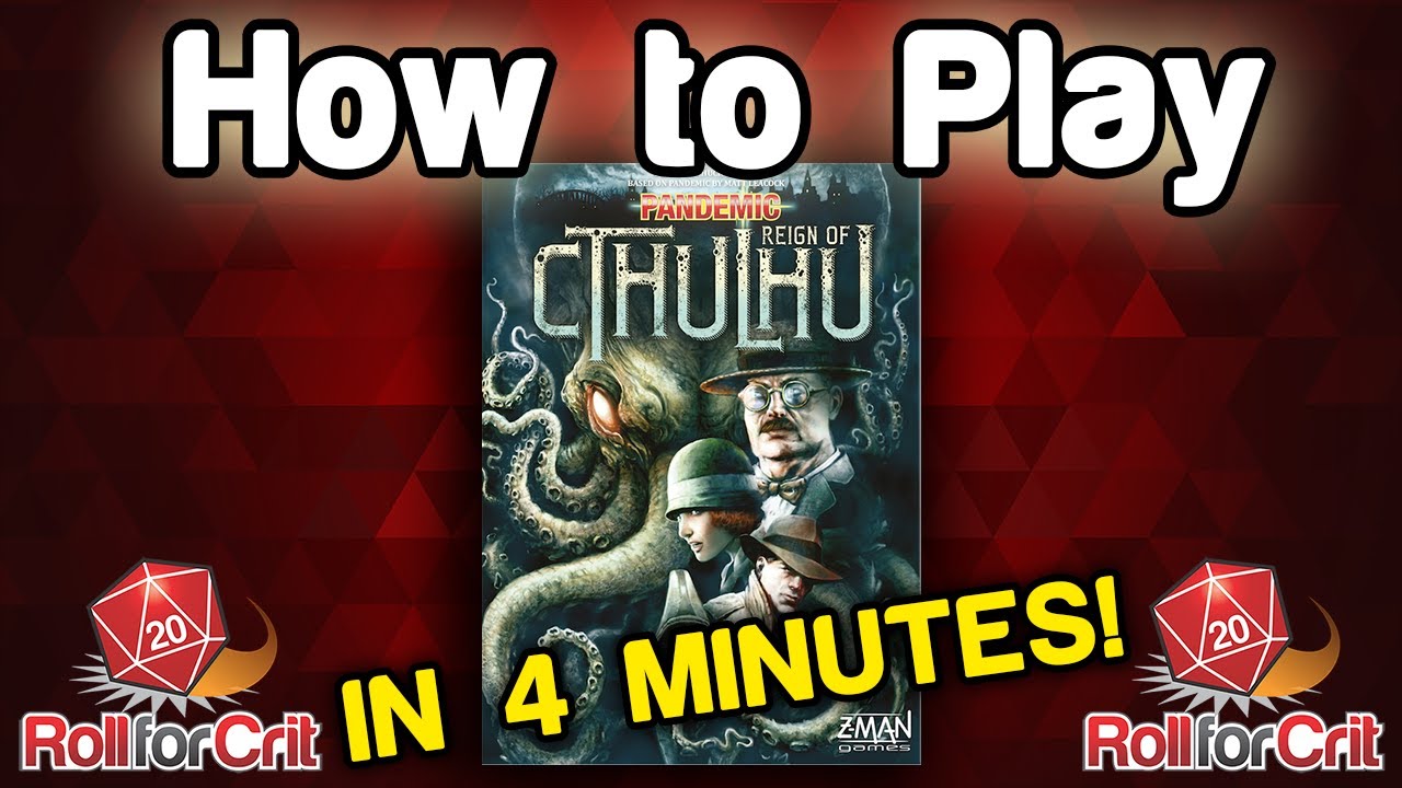 Как играть в «Пандемию: Царство Ктулху» | Бросай на крит