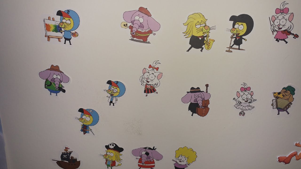 KRAL ŞAKİR KORSANLAR DİYARI Stickerleri Duvara Yapıştırdık- EĞLENCELİ ÇOCUK VİDEOSU - FUN KİDS VİDEO