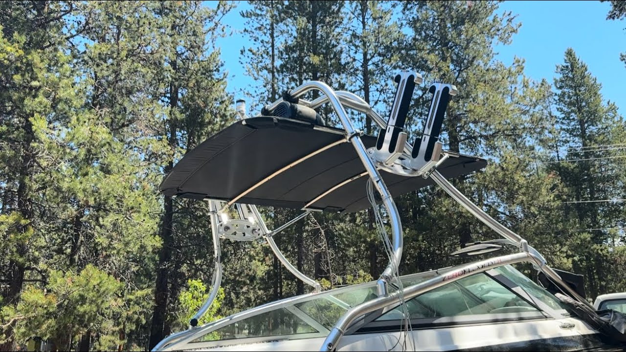 Cool Under Pressure 🛥️ Krypt Flat Cargo Wakeboard Tower Bimini Top