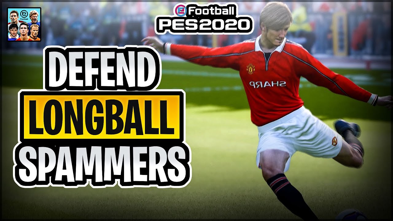 How to defend against long ball spammers in Pes 2020 Mobile |Tips & Tricks| Win Online Matches.
