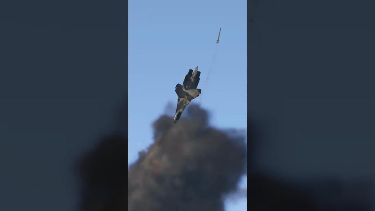 S-500 Missile System Launches Millions Of ballistics Missiles On Su-33 Fighter Jets |Gtav