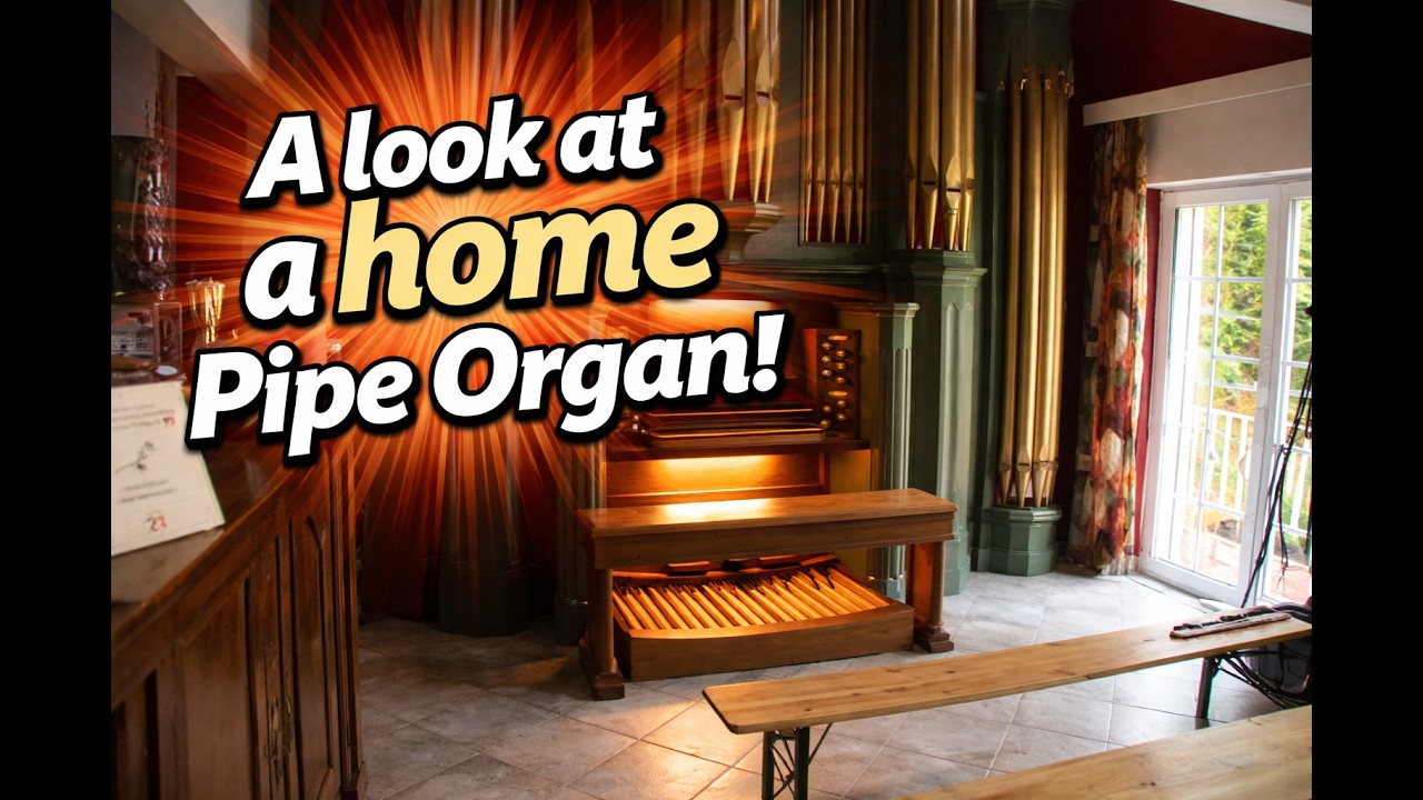 Dr Carol visits home pipe organ