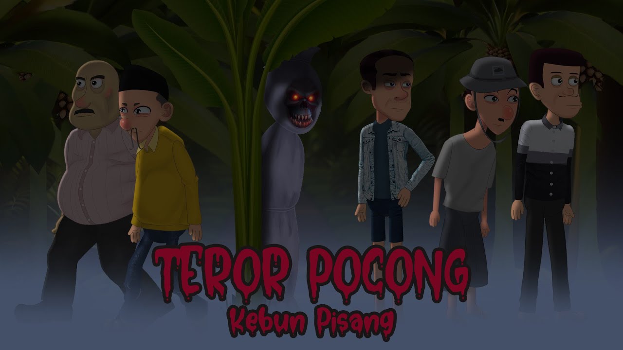 Teror Pocong Kebun Pisang | Animasi Horor | Cerita Misteri