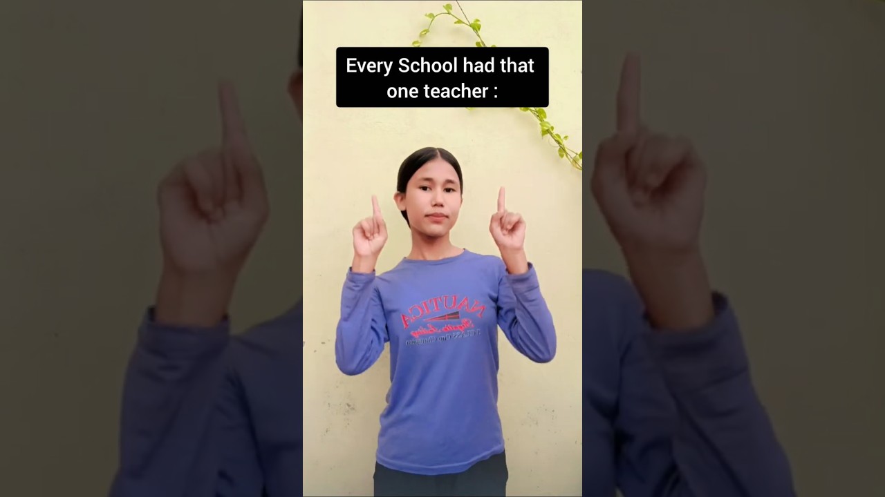 Every school has that one teacher pt.2 🤭😂 #funny #viral #teacherbelike #relatable #schoollife