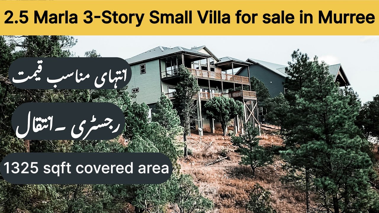 2.5 Marla villa for sale in Murree near Gloria jeans || house for sale in Murree @teamdefunkers