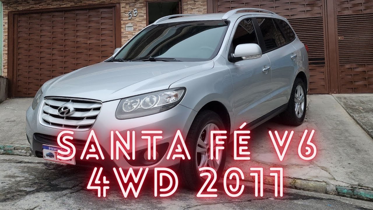 AVALIAÇÃO SANTA FÉ V6 4WD 2011 7 LUGARES - UM SUV COM UM BAITA MOTOR VALE MUITO A PENA !