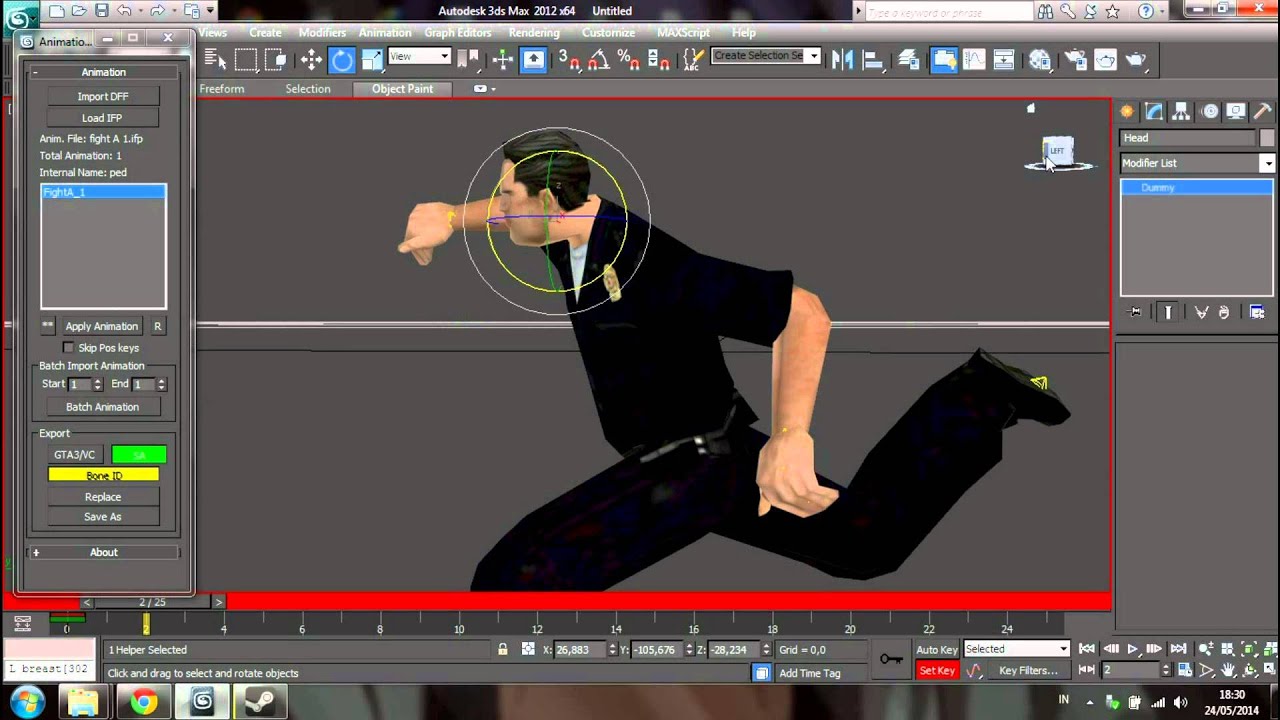 how to make/Edit animation GTA SA