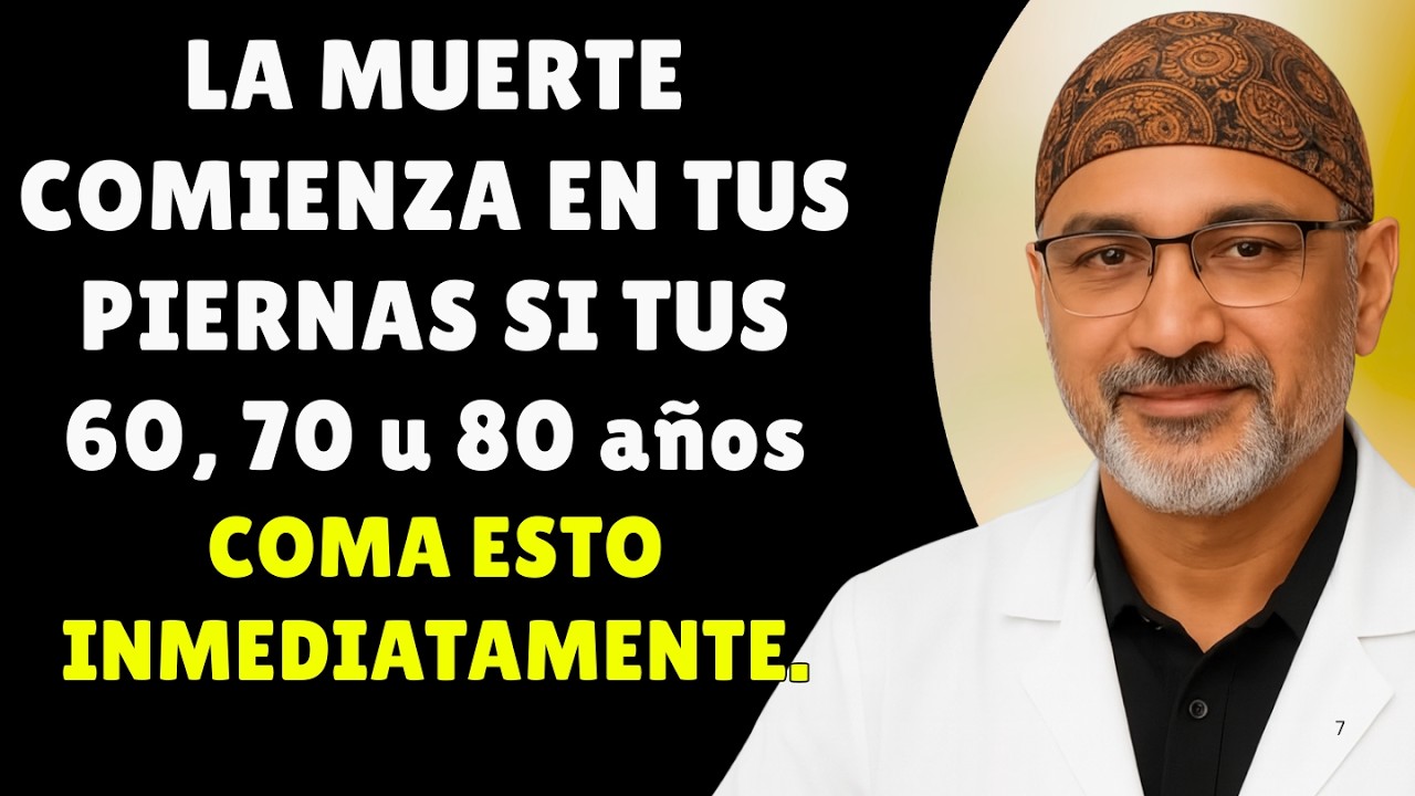 ¡Tus piernas se debilitan primero! Come estos 6 alimentos para fortalecerlas naturalmente
