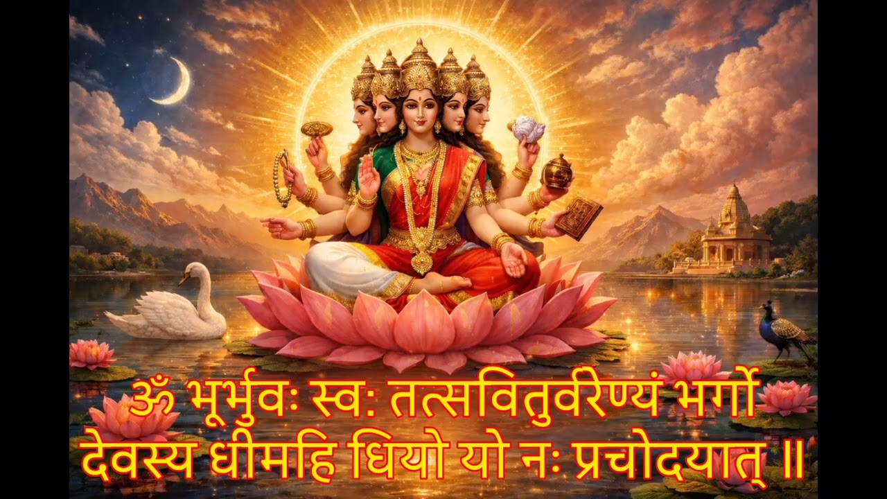 Gayatri Mantra Chanting | Daily Prarthana & Dhyan | ॐ भूर्भुवः स्वः 🙏