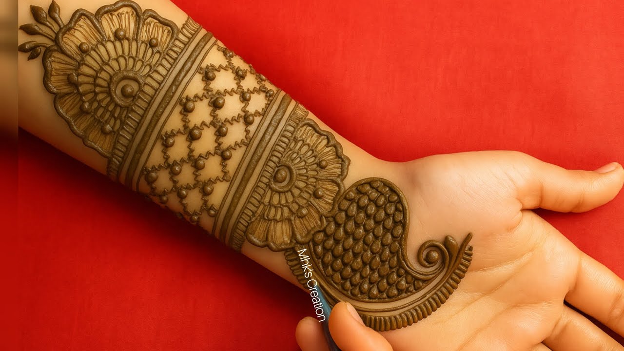 Easy Front Hand Arabic mehndi designs | Easy mehndi design for beginners | Mehndi design | mehendi