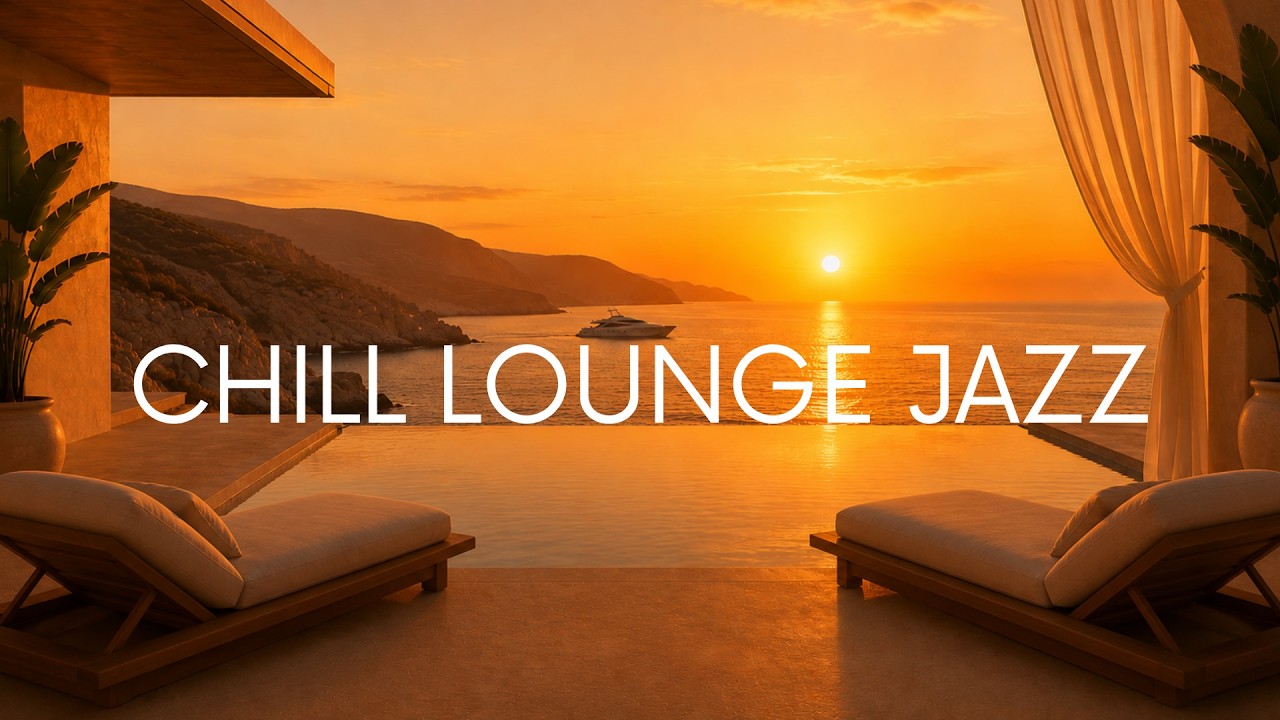 CHILL LOUNGE JAZZ | Golden Hour Relaxing Saxophone