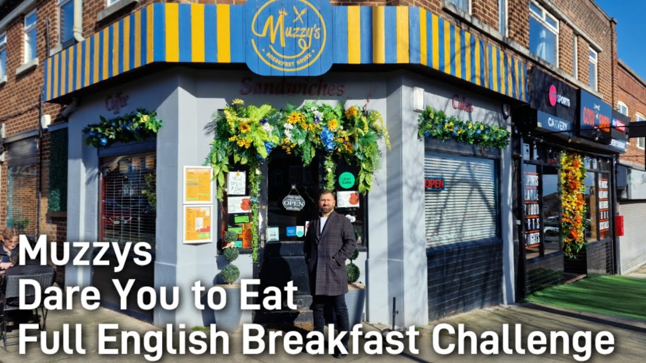 Dare me to each Challenge Muzzys Breakfast house Wirral