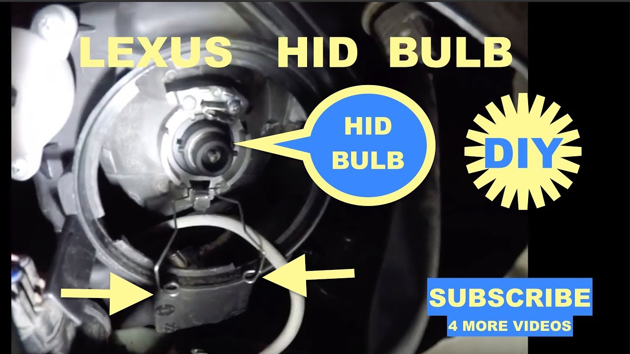 How to replace HID bulb on Lexus ES300