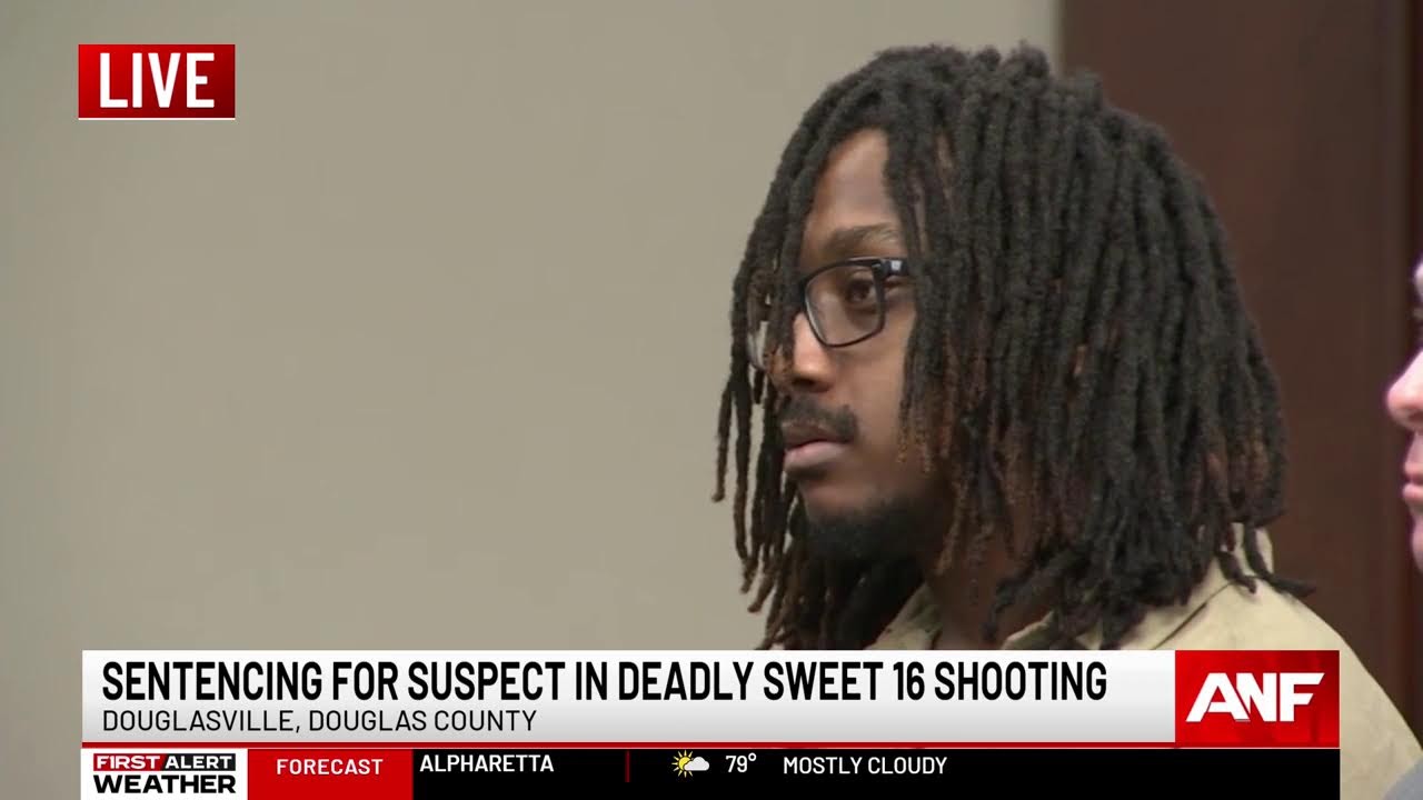 WATCH LIVE: Sentencing for Mableton man convicted in Sweet 16 birthday party shooting