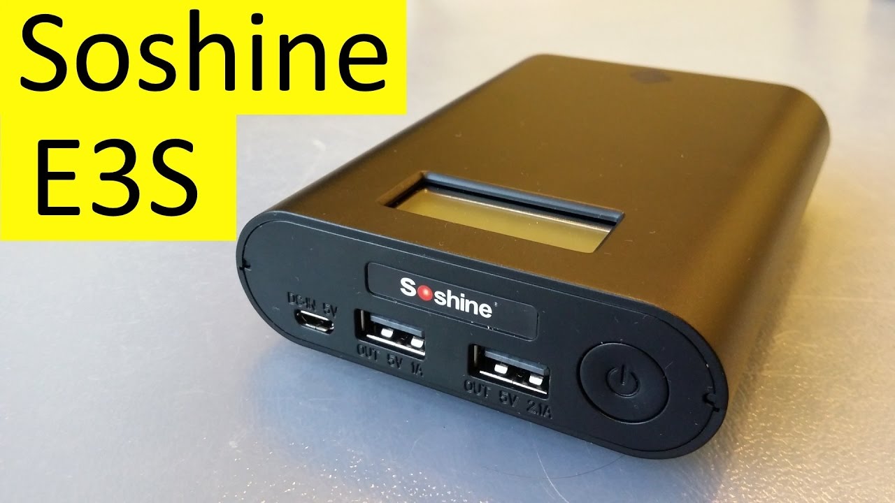 Soshine E3S. Обзор пауэрбанка 15W