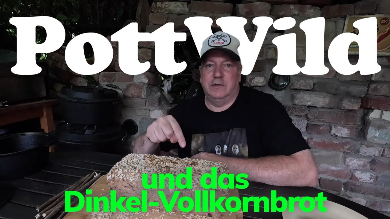 Walnuss-Dinkel-Vollkorn-Brot aus dem Dutch Oven