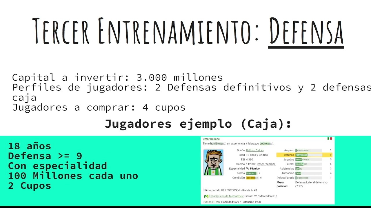 Plan de entrenamiento: Tiros Lejanos
