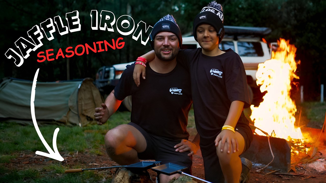 How to Season a Cast Iron Jaffle Iron + Make the Perfect Campfire Jaffle