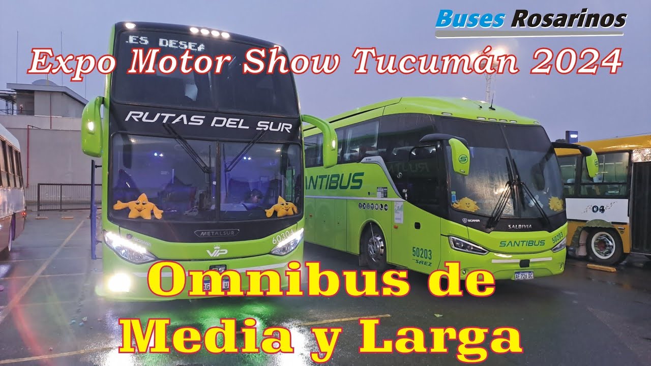 TUCUMAN 2024 - Omnibus de Media y Larga Distancia en detalle - 8º Expo Motor Show 