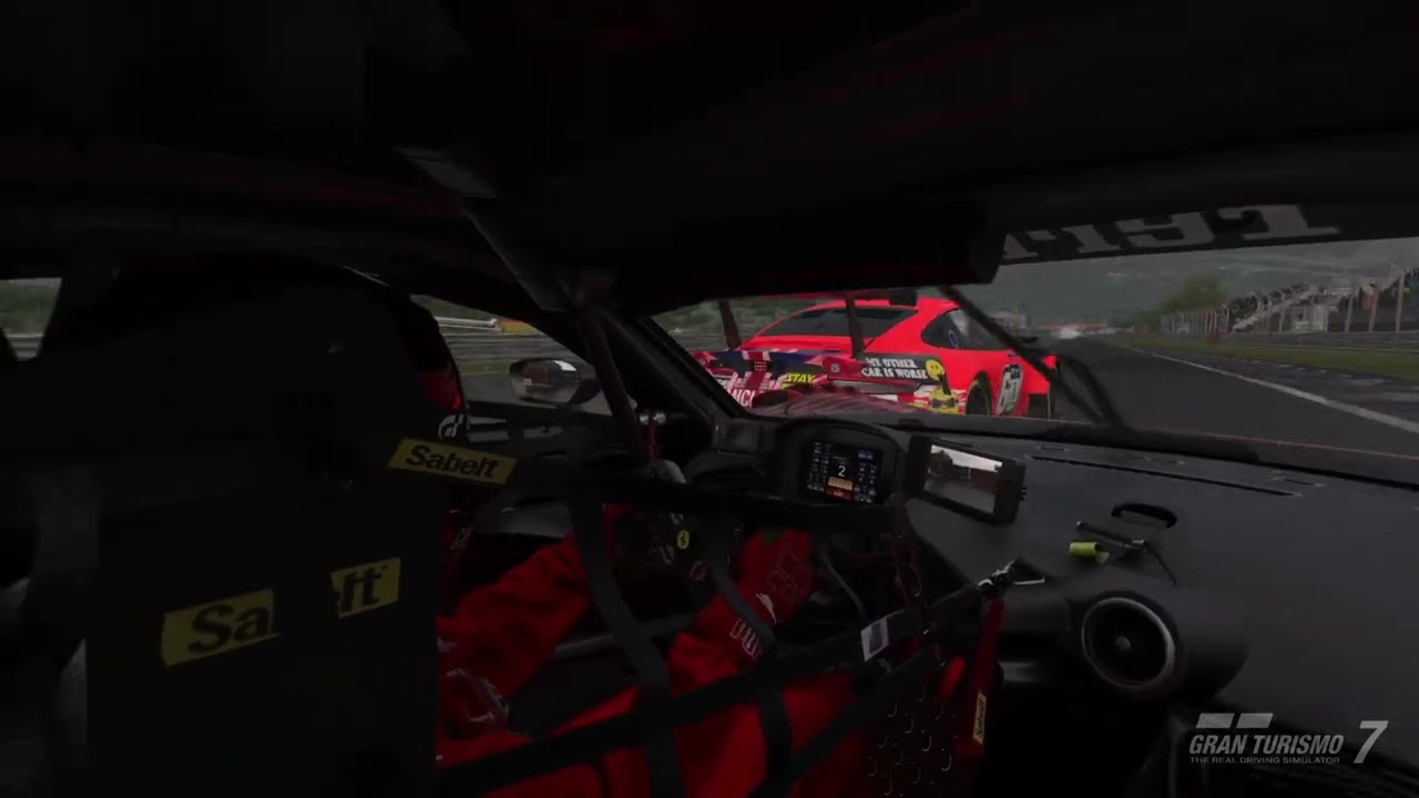 Gran Turismo 7 - Ferrari 296 GT3 '23 in Dragon Trail Circuit Onboard - PS5 Pro -Update Spec 3 60 FPS