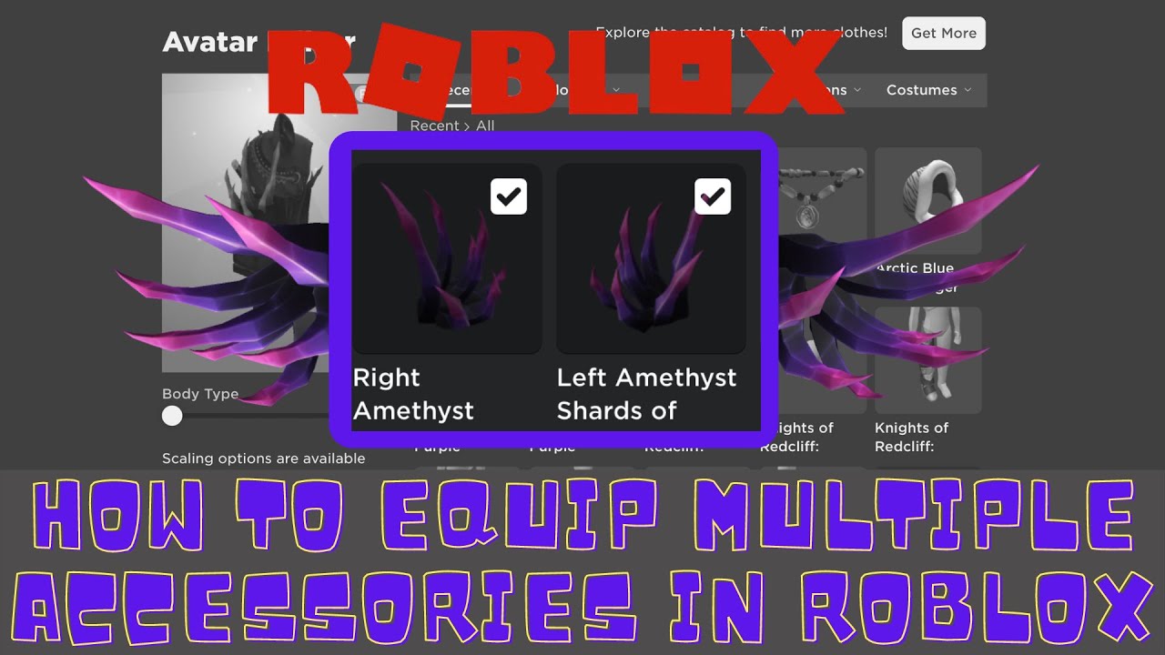 How To Equip Multiple Accessories In Roblox *2020* (EASY)(WORKING)
