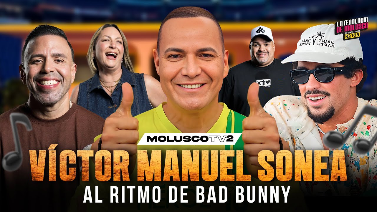 Victor Manuel acepta el Reto y sonea al son de Bad Bunny / La Tendencia Molusco KQ105