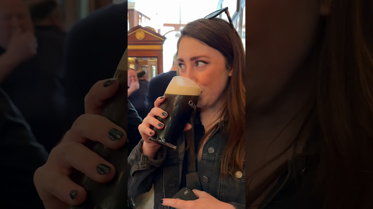 Trying Guinness for the First Time Ever in Dublin, Ireland 🍻