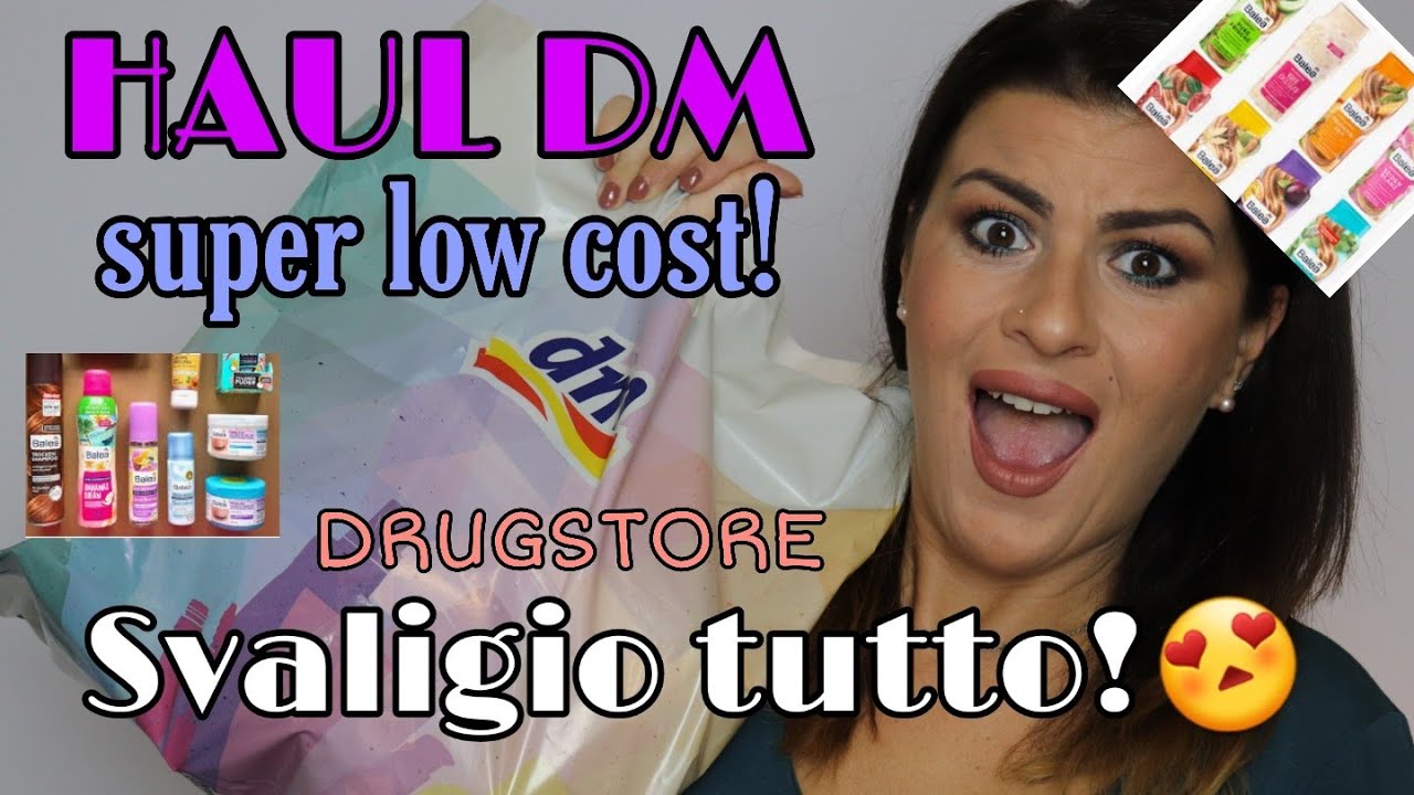 MEGA HAUL DM ITALIA DRUGSTORE!! CE' DA PERDERSI!!😍
