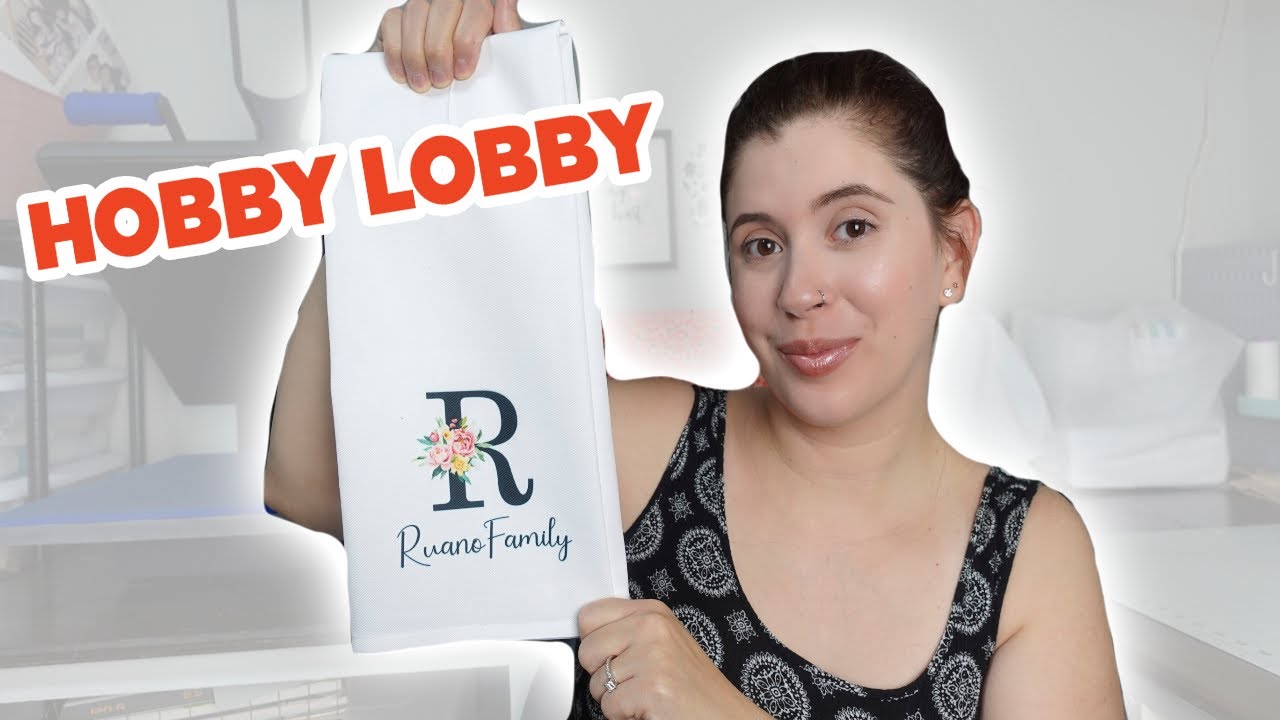 Sublimation on a Hobby Lobby Kitchen Towel