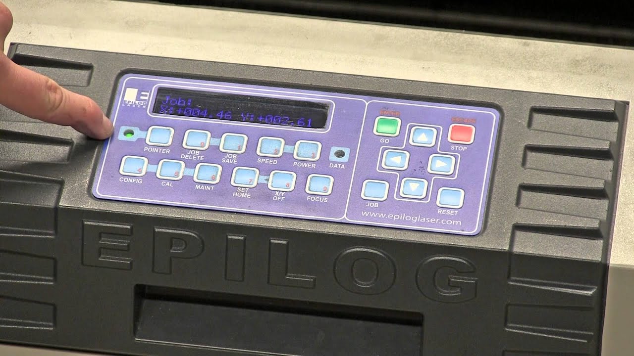 Epilog EXT36 Laser Engraver Basic Setup Training