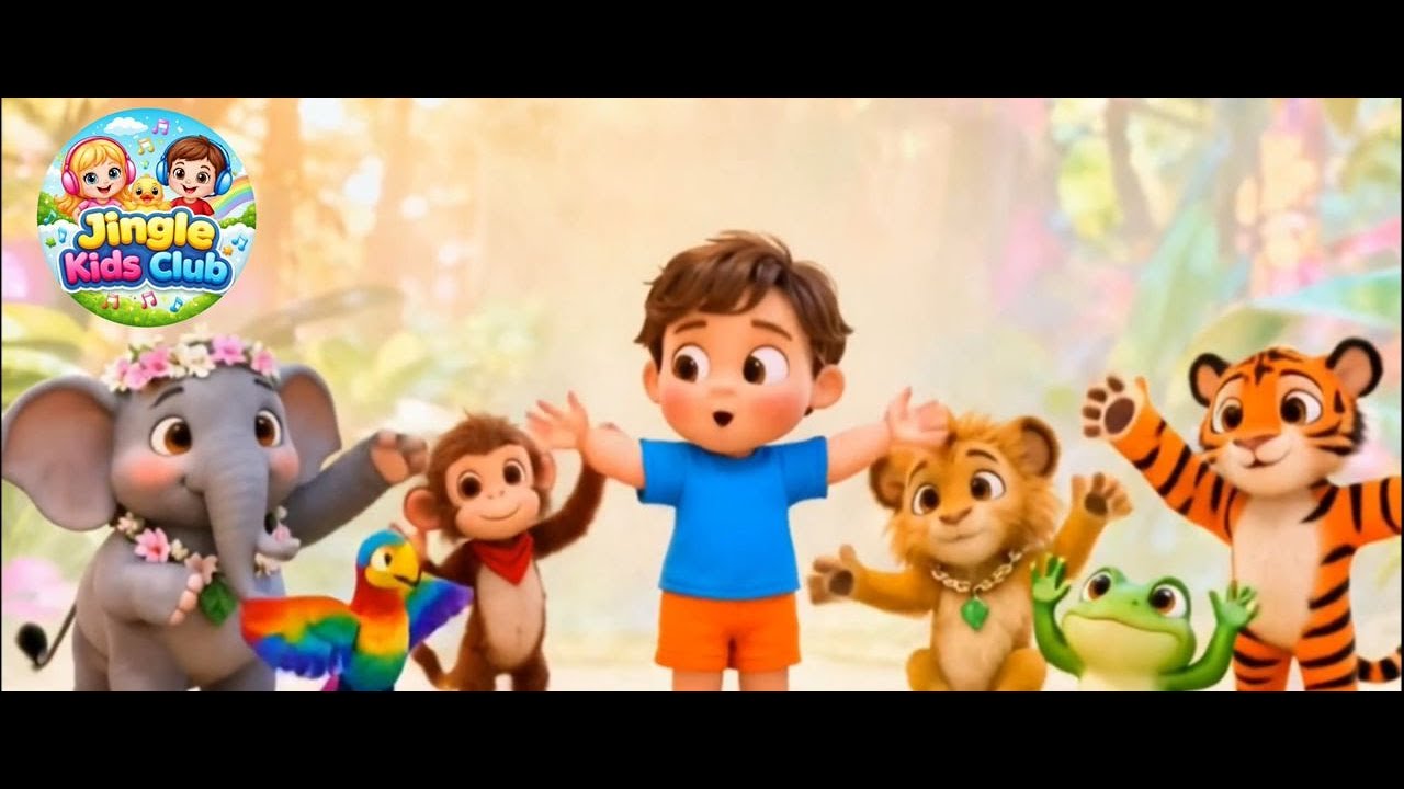 Jungle Friends Song for Toddlers | Jingle Kids Club