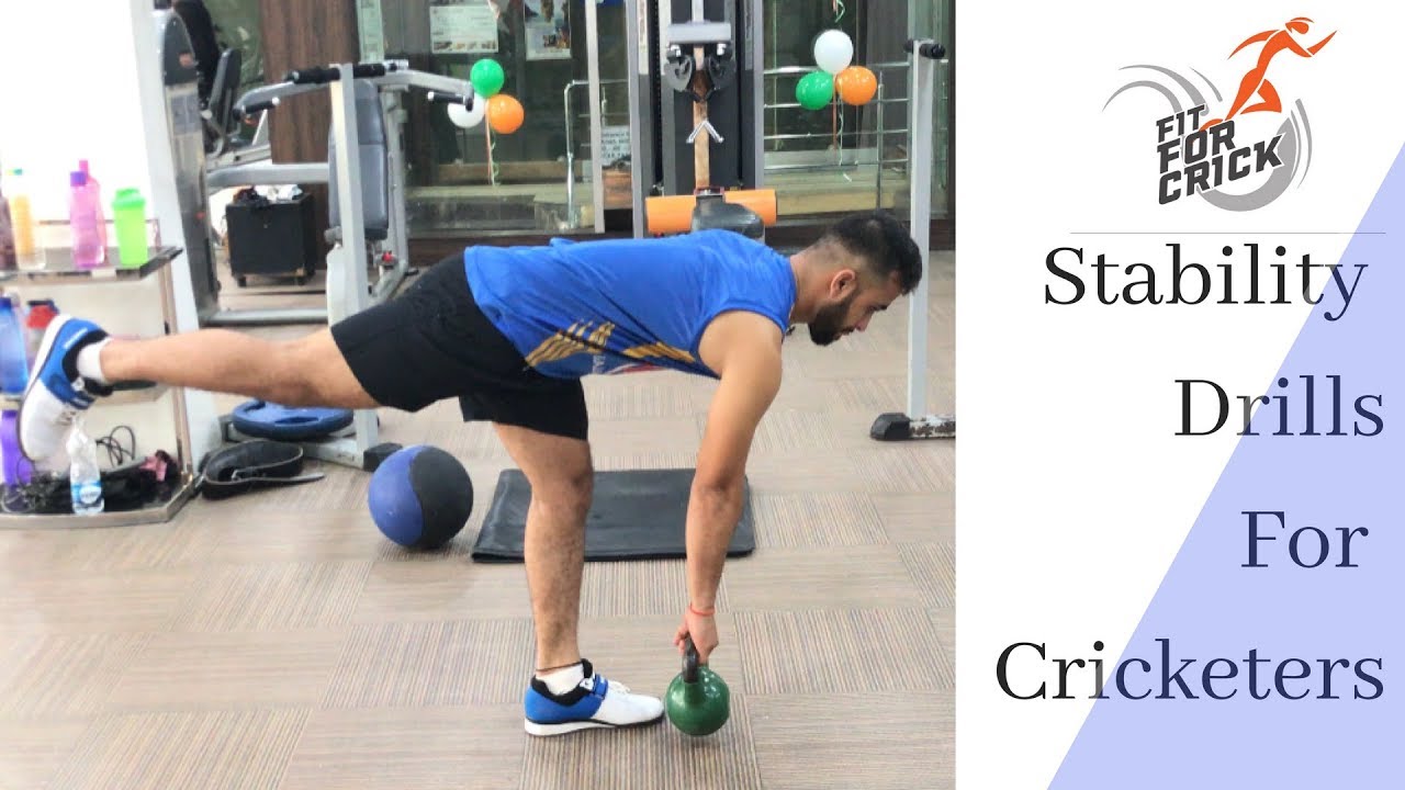 stability drills for cricket players