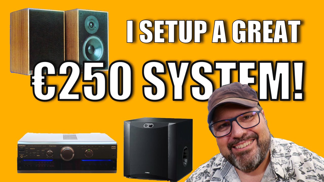 Super low budget HIFI. Join me for a setup and listen! Audiophile beginnings for €250!