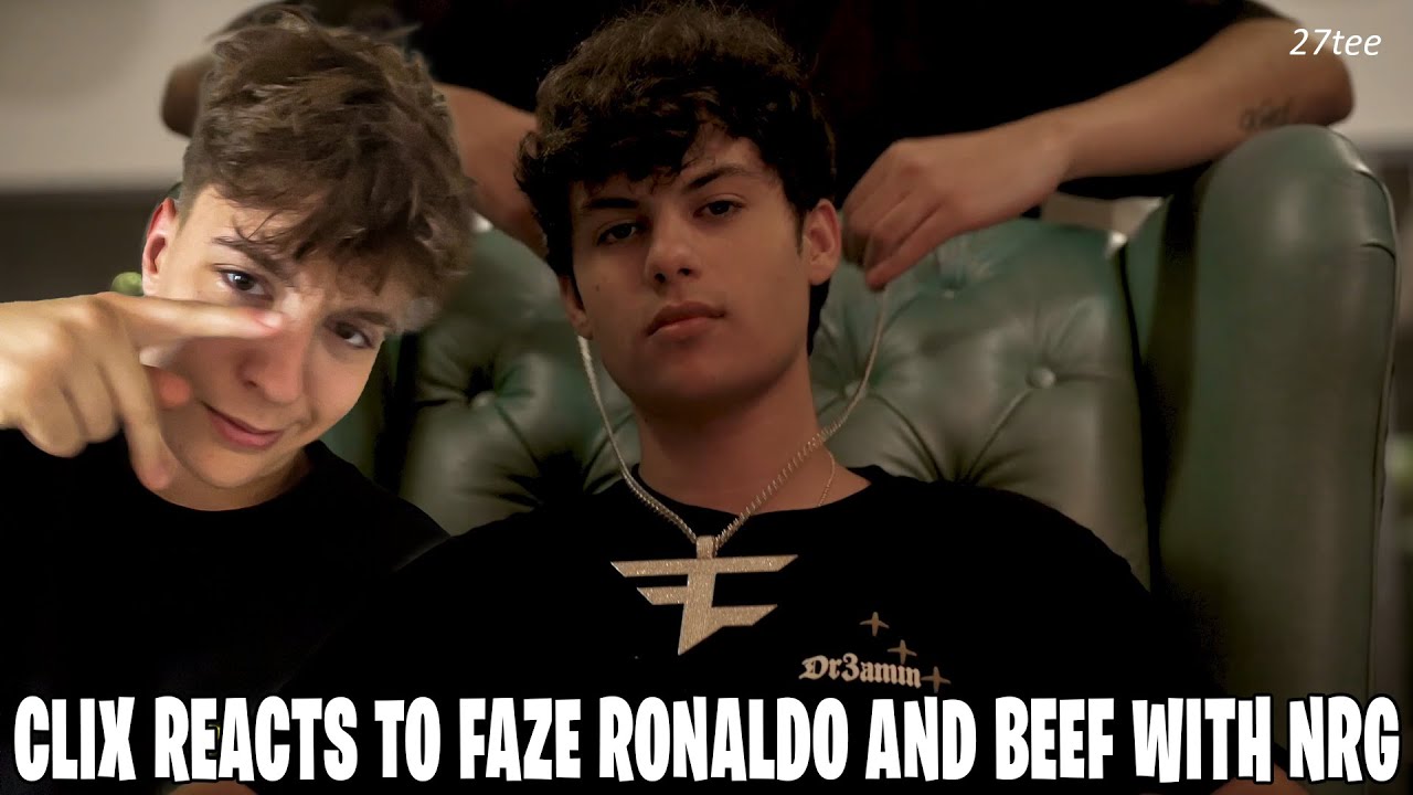 Clix Reacts To Stable Ronaldo Joined FaZe Clan And Explains Beef With NRG