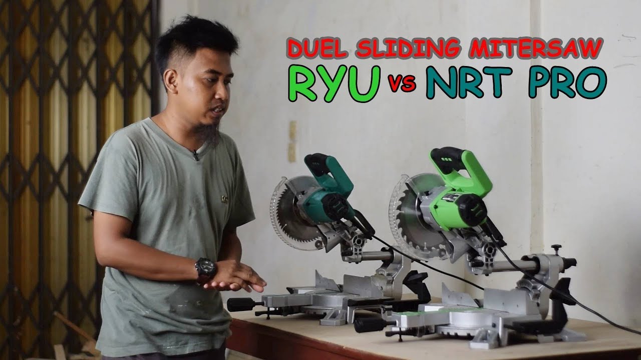 mitersaw sliding RYU RMS 180-1 vs NRT PRO MS7190HD bagusan mana??