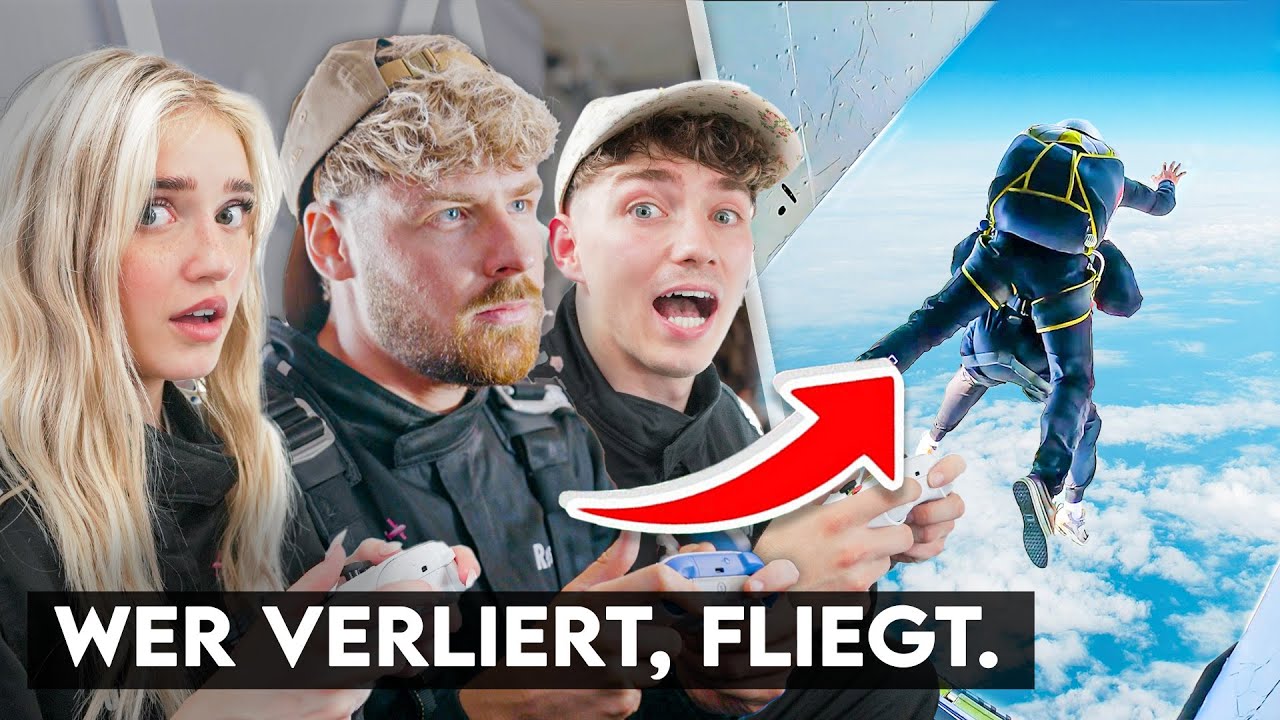 Wer das SPIEL VERLIERT, muss aus DEM FLUGZEUG springen 🪂 (ft. HONEYPUU & Mexify)
