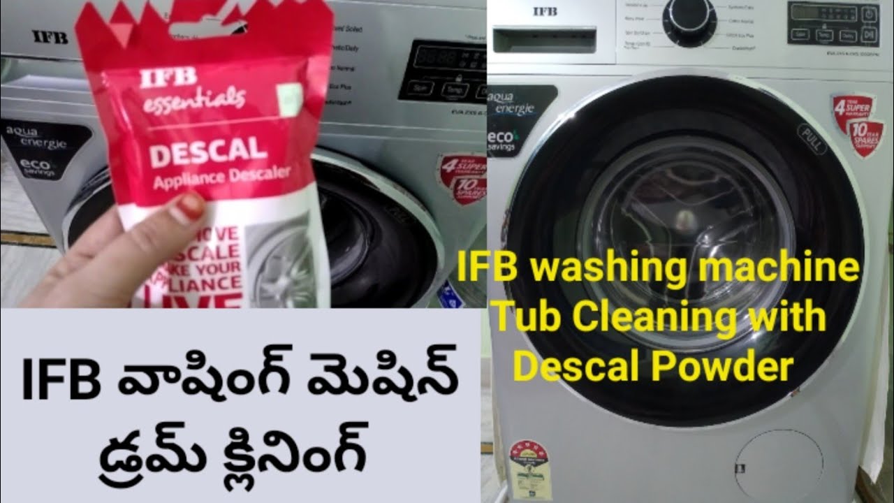 IFB Washington machine Tub Cleaning  // Descal process // in Telugu